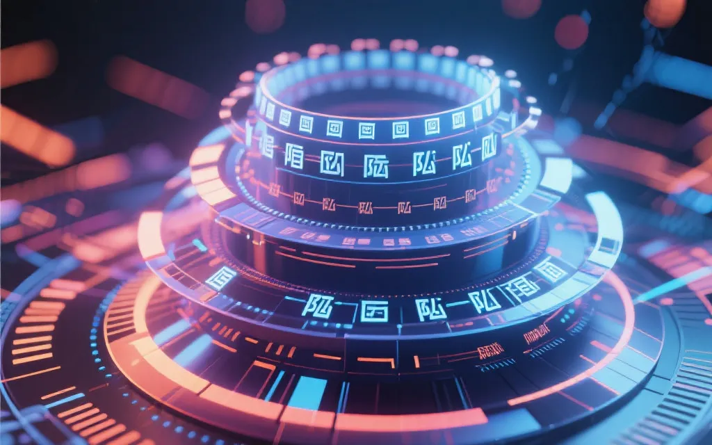 数据安全和隐私保护的抽象图，色调现代